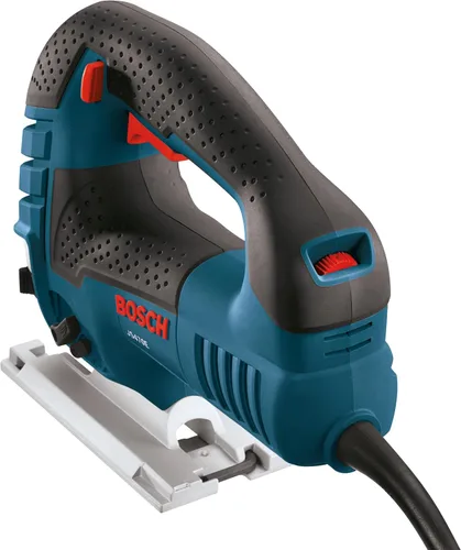 Vista 4 de Bosch - Sierra caladora JS470E, con cable, mango superior, 120 V, baja vibración, velocidad variable, 7 amperios, para un corte suave de hasta 5-7/8