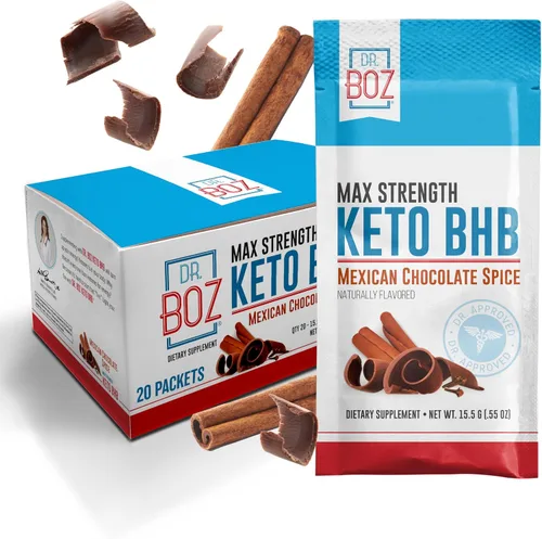 Vista 8 de Dr. Boz Keto BHB en polvo, pepino y limón, cetonas exógenas, 20