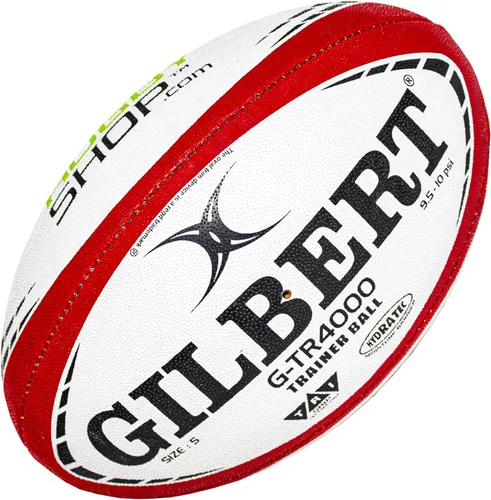 Vista 13 de World Rugby Shop X Gilbert G-TR4000 - Pelota de rugby para adultos y jóvenes, tallas 3, 4 y 5, cosida a mano, construcción de 3 capas