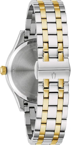 Vista 3 de Bulova - Pulsera de acero inoxidable con diamantes y esfera de nácar