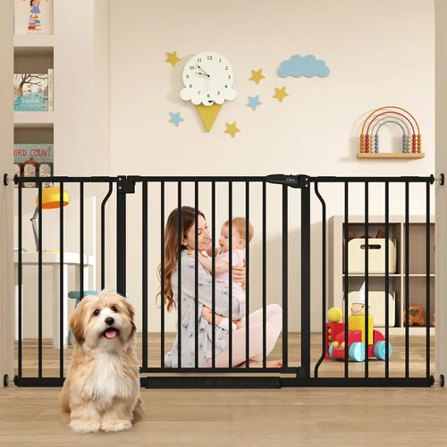 Vista 8 de Puerta para bebé con cierre automático, puerta para perros de 29 a
