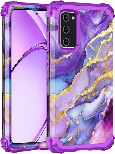 Vista 11 de Rancase Funda para Galaxy S20 FE 5G, Tres Capas de Protección Resistente a Golpes de Servicio Pesado Parachoques de Plástico Duro + Funda Protectora