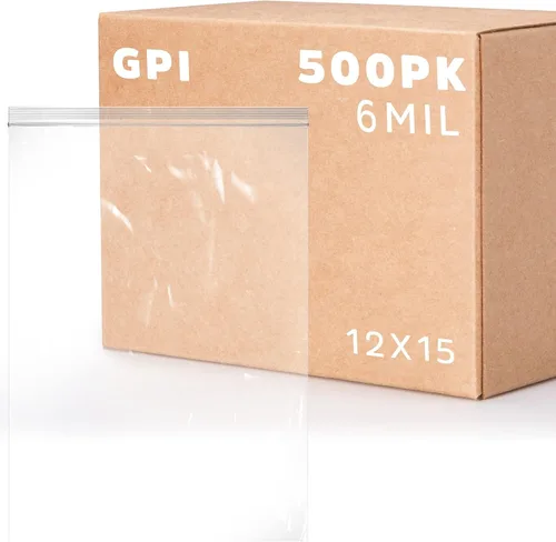 Vista 22 de GPI - 6 mil, extra resistente, bolsas de plástico transparentes con cremallera resellable de 2 x 5 pulgadas, resistentes a perforaciones, bolsas