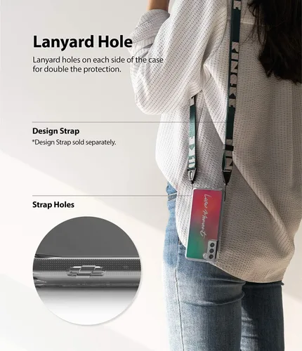Vista 6 de Ringke Fusion Design - Funda compatible con Galaxy S21 Plus, parte trasera dura, a prueba de golpes, carcasa de poliuretano termoplástico suave