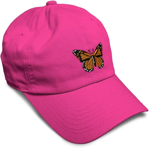 Vista 25 de Gorra de béisbol suave con diseño de mariposa monarca, con insectos, bordado de mariposa, de algodón, para hombres y mujeres