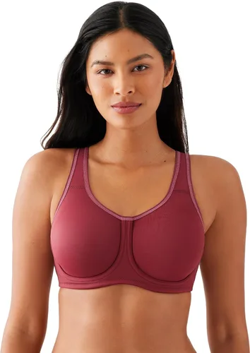 Vista 15 de Wacoal Sujetador deportivo Simone Sport sin forro de cobertura completa con aros para mujer, 855170 Arena