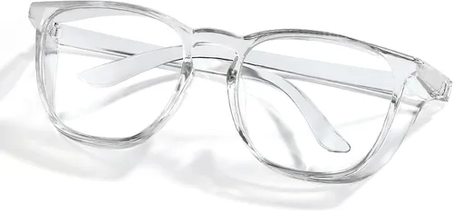 Vista 16 de Elegantes gafas de seguridad para mujeres y niñas, gafas anti-vaho, gafas protectoras, gafas transparentes