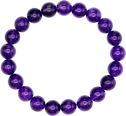 Vista 485 de Amazing Gemstone Crystal Bracelet for Women Men's Gifts - Protection Healing Crystal Bracelet - 8mm Gemstone Beaded Stretchable Bracelet Pulseras