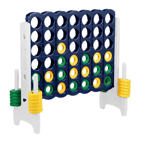 Vista 15 de ECR4Kids Jumbo 4-To-Score, Juego Gigante, Naranja, Púrpura Anaranjado/Púrpura