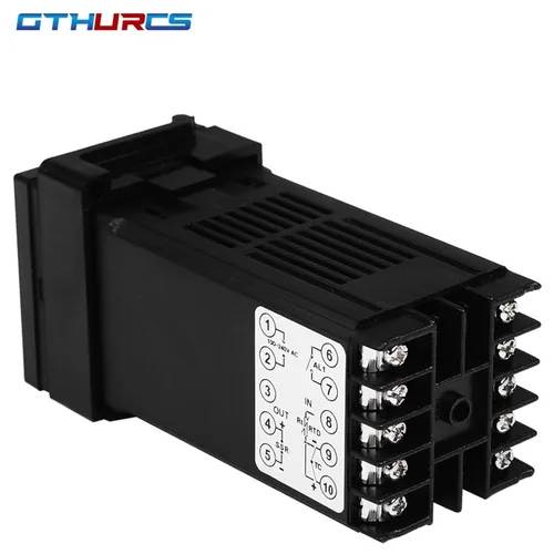 Vista 3 de REX-C100 110V a 240V 0 a 1300 grados Digital PID Controlador de temperatura Kits con sensor de sonda tipo K (salida de relé)