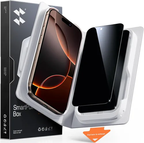 Vista 21 de SMARTDEVIL Paquete de 2 protectores de pantalla de vidrio templado para iPhone Air, protección antirroturas de grado militar, dureza 9H, película