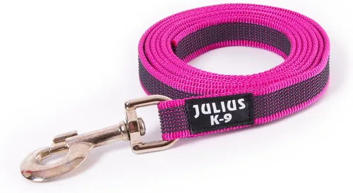 Vista 126 de Julius-K9 218GM-B-DP Correa de color y gris superagarre, ajustable, 0.551 in x 7.2 ft, azul-gris