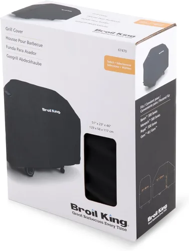 Vista 8 de Broil King 67470 51" Select Grill Cover, Negro