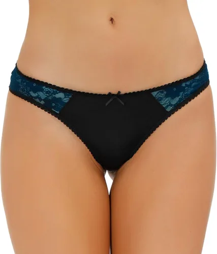 Vista 3 de LYYTHAVON - Juego de 7 tangas para mujer encaje elástico elastano y nailon