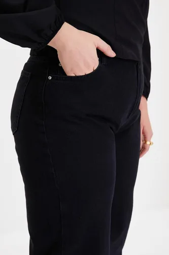 Vista 8 de Trendyol Jeans de pierna ancha de cintura alta para mujer