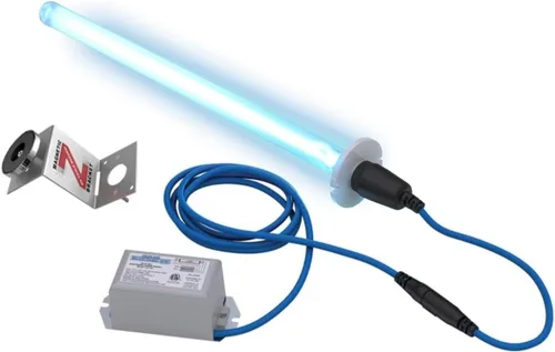 Vista 6 de Luz UV purificadora de aire, tubo azul TUV-BTER 24 Voltios Lámpara de 1 año (instalación 24v-32v)