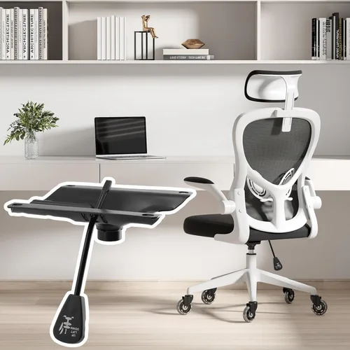 Vista 2 de Wealrit Base inclinable para silla de oficina, mecanismo de elevación de control resistente, placa base giratoria negra de 6.8 x 5.5 pulgadas