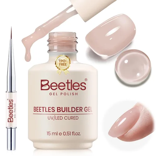 Vista 11 de Beetles - Gel constructor para uñas, 8 en 1, 0.51 onzas líquidas 0- A - transparente