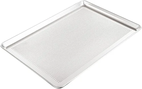 Vista 13 de Restaurantware Met Lux - Sartén industrial para hornear de 26 x 18 pulgadas, 1 sartén de panadería de tamaño completo, bordes con bordes que