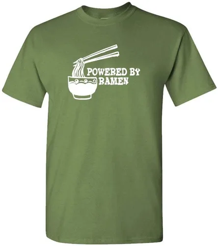 Vista 14 de Powered by Ramen - Food Japanese Anime College - Camiseta Tri-Blend Negro