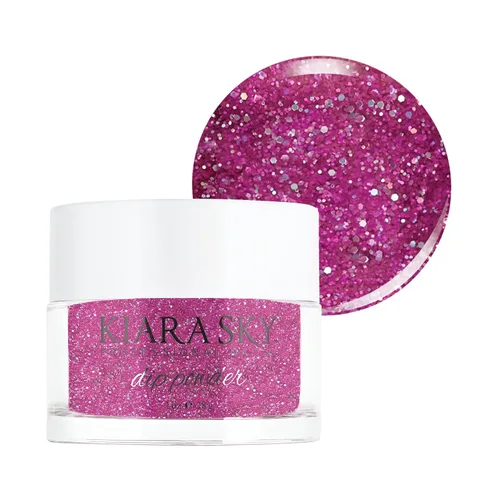 Vista 8 de Kiara Sky Polvo de inmersión Tonos Rosados 1 oz, Pomelo Cosmo