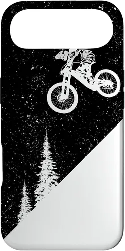 Vista 27 de Funda para bicicleta de montaña para iPhone 16, descenso, BTT, vintage, para ciclismo de montaña