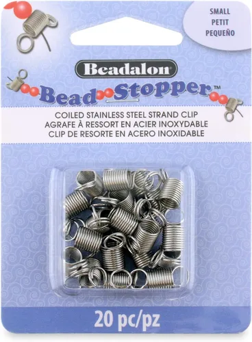 Vista 7 de Beadalon Tapón de cuentas, pequeño, puntas rosadas, 4 piezas