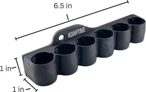 Vista 2 de Adaptive Tactical Soporte de carcasa montado en receptor de escopeta con capacidad para 6 rondas de munición de calibre 12
