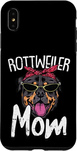 Vista 7 de iPhone 15 Rottweiler Mom Dog Puppy Doggie Pet Animal Lover Rottie Mama Case