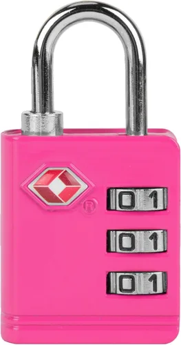 Vista 2 de Travelon Cerradura de equipaje TSA, Rosado, Travelon Candado de equipaje Tsa