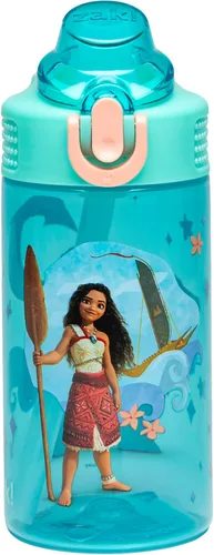 Vista 35 de Zak Designs Barbie Sage - Botella de agua para niños con popote a prueba