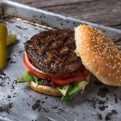 Vista 3 de Hamburguesas de Carne Molida Angus Wagyu de Nebraska Star Beef - El Paquete Ultra Premium para Eventos Familiares de Parrilla - Sin Hormonas y Sin