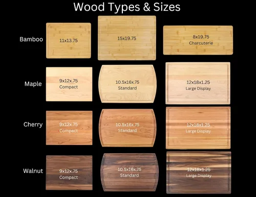 Vista 2 de Handmade Personalized Wood Engraved Cutting Board, Perfect Gift for Weddings, Anniversaries, and Housewarmings-Choose From Walnut, Maple, or Cherry.