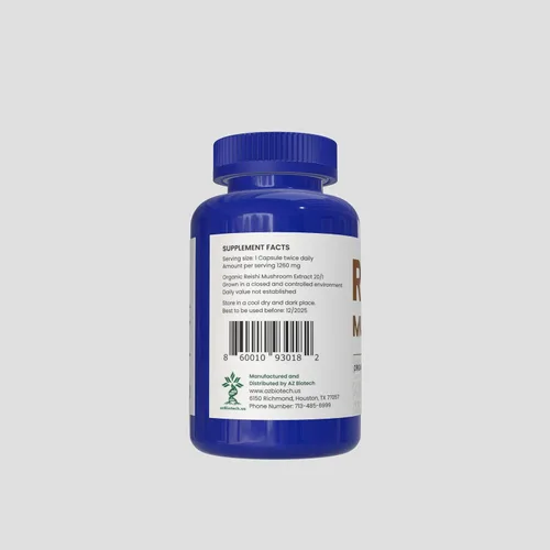 Vista 7 de Reishi Mushroom 90 cápsulas, potente suplemento de hongos para apoyo y defensa del sistema inmunológico por Double Wood, salud cardíaca, sueño