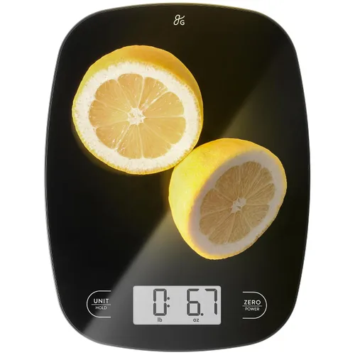 Vista 15 de Greater Goods Báscula de alimentos – Báscula digital de cocina, precisión de 1g (0.035 oz), tara fácil y conversión rápida, diseño compacto delgado