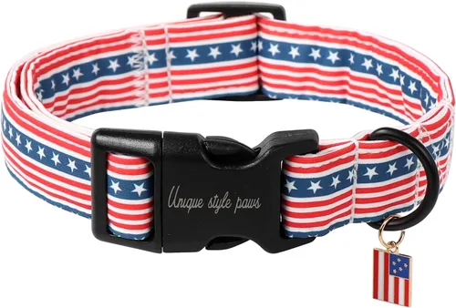 Vista 44 de Unique style paws Collar de perro con hebilla de plástico con colgante, collar de cachorro para primavera y verano, traje de baño para fiesta
