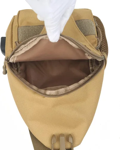 Vista 2 de SNGSHJ Bolso bandolera para hombre, bolso cruzado para el pecho, impermeable, de gran capacidad, casual, para hombre, Negro -, Mochilas de mochila