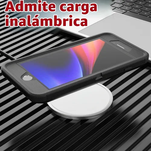 Vista 7 de Co-Goldguard Funda para iPhone 8 Plus Funda para iPhone 7 Plus con Protector de Pantalla [A Prueba de Golpes] [A Prueba de Caídas]