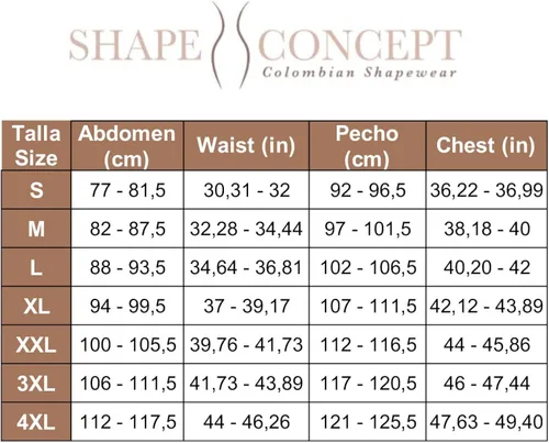 Vista 5 de SHAPE CONCEPT Fajas colombianas para hombres y hombres, faja de alta compresión, moldeadora de cuerpo para hombres 062 063