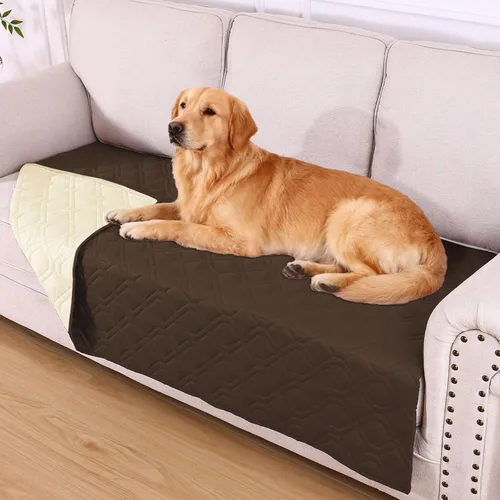 Vista 48 de hyha - Manta impermeable para cama de perro, mantas suaves para mascotas, funda impermeable para sofá para perros, fundas reversibles lavables