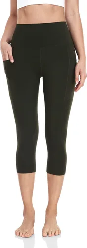 Vista 2 de HeyNuts Essential Capri Leggings with Side Pockets for Women 19'' 21