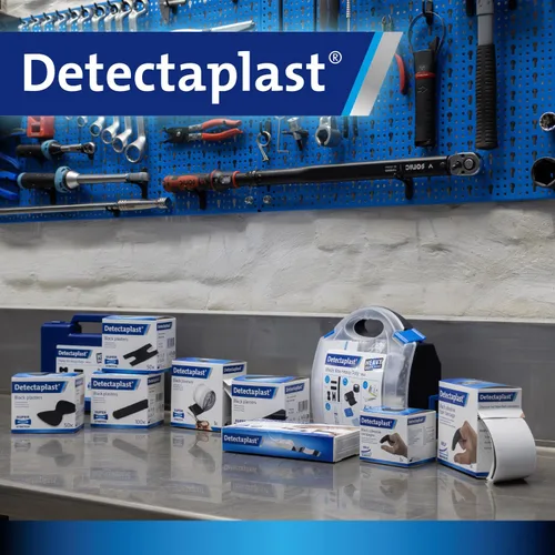 Vista 7 de Detectaplast Black Bandages Superstretch - Resistentes - Flexibles y discretos - Grado profesional para mecánicos - Construcción y trabajo de cocina