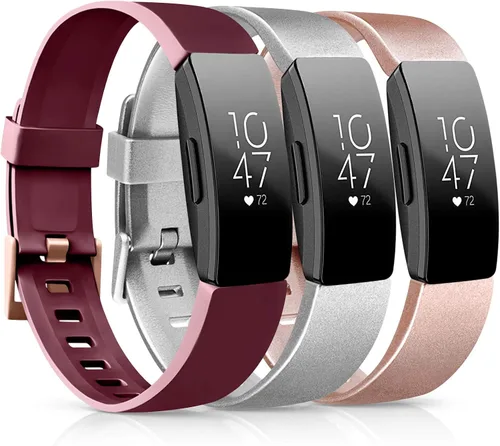 Vista 13 de Correas de poliuretano termoplástico (TPU) suave compatibles con Fitbit Inspire HR, Fitbit Inspire, Fitbit Ace 2, pulseras deportivas impermeables