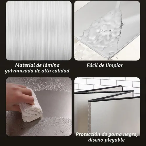 Vista 3 de Protector contra salpicaduras de grasa, protector contra salpicaduras