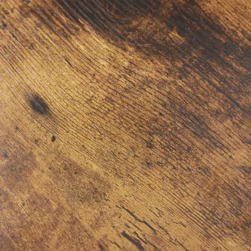Vista 7 de Mesa de entrada azul de granja, mesa de pasillo rústica con estante de almacenamiento, mesa de sofá con puertas correderas de granero para pasillo