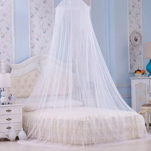 Vista 4 de Jumbo Mosquitero para cama, queen size, color blanco