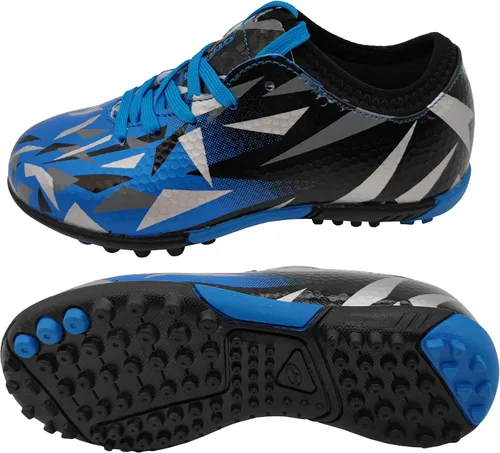 Vista 2 de Zapatos de fútbol de césped para niños y niñas, botas de fútbol atléticas para exteriores e interiores (niños pequeñosniños grandes)