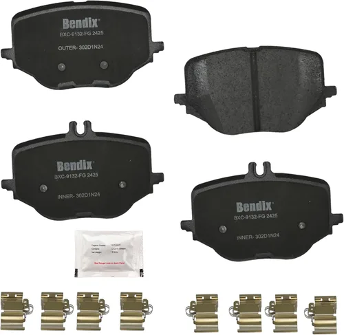 Vista 221 de Bendix Pastillas de freno traseras de cerámica Priority1 CFC1020 para Cadillac CTS 2007-2006, SRX 2009-2004, STS 2010-2006