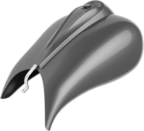 Vista 58 de Cubiertas de tanque estiradas con consola de tablero y tapa de tanque de combustible, cubiertas de combustible de galón para Harley Touring Whisky