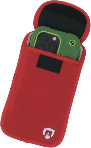Vista 9 de RadiArmor Funda de bloqueo EMF para teléfono celular, bolsa de bloqueo EMF - Versión XL actualizada para teléfonos inteligentes más grandes